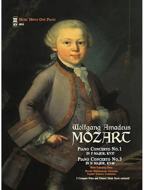 Super Cena Mozart Concerto No. 1 in F Major, KV37 & Concerto No. 3 in D Major, KV40 (noty na klavír) (+audio)