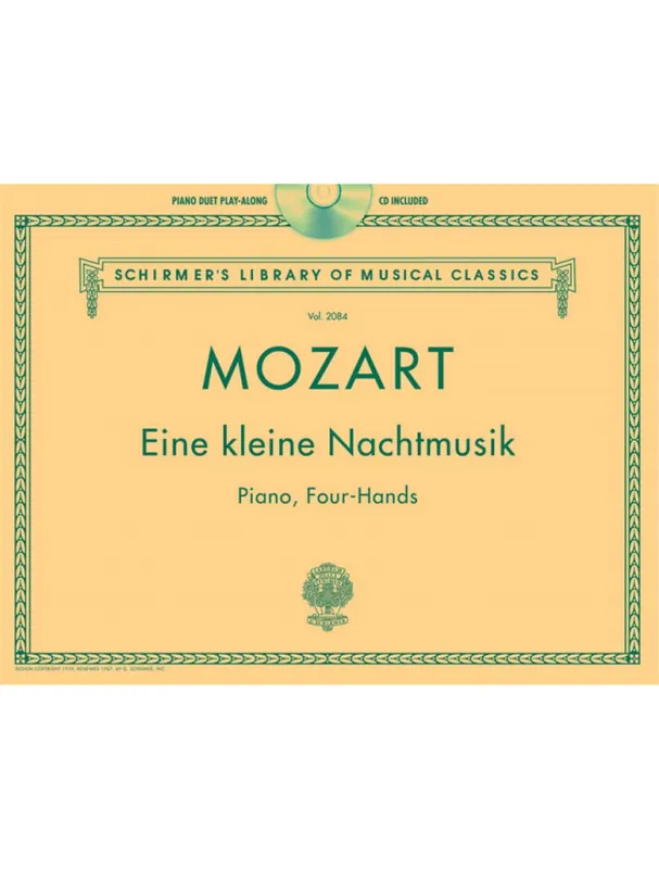 Nízká Cena Mozart Eine kleine Nachtmusik / Malá noční hudba (noty na čtyřruční klavír) (+audio)