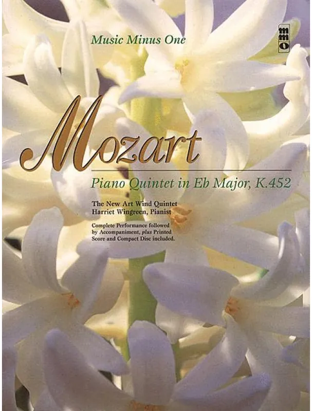 Nejlepší Volba Mozart Piano Quintet in Eb Major, K.452 (noty na klarinet) (+audio)
