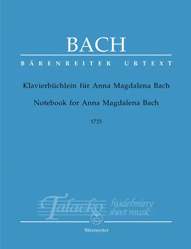 KLAVIERBÜCHLEIN FÜR ANNA MAGDALENA BACH Ihned K Objednání