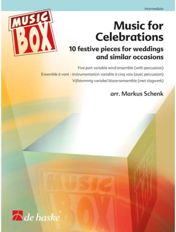 Značkový Music for Celebrations - 10 Festive Pieces (noty pro flexibilní orchestr, party, partitura)