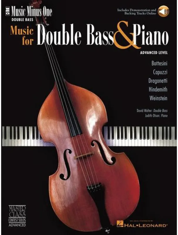 Music for Double Bass & Piano - Advanced Level (noty na kontrabas) (+audio) Vysoce Kvalitní