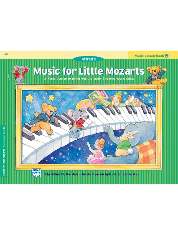 Music For Little Mozarts Music Lesson Book 2 (noty na klavír) Levný