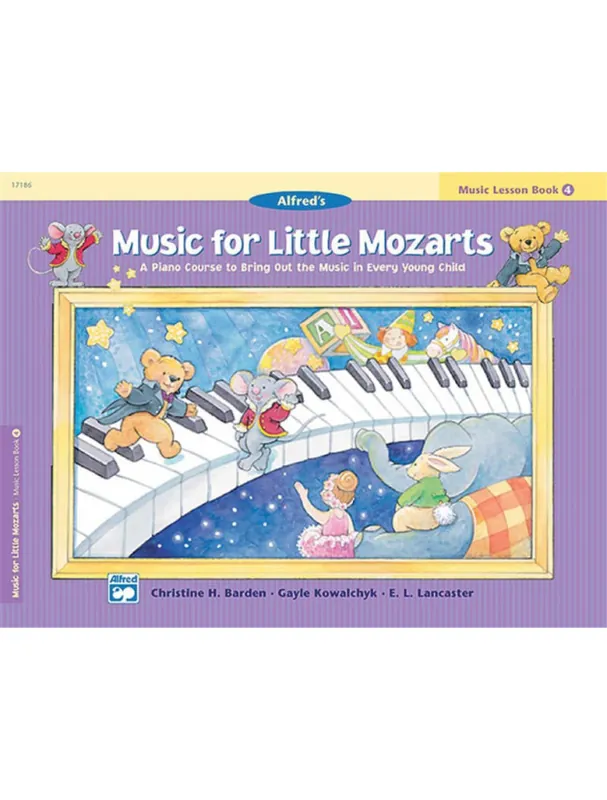 Music For Little Mozarts Music Lesson Book 4 (noty na klavír) Akční Nabídka