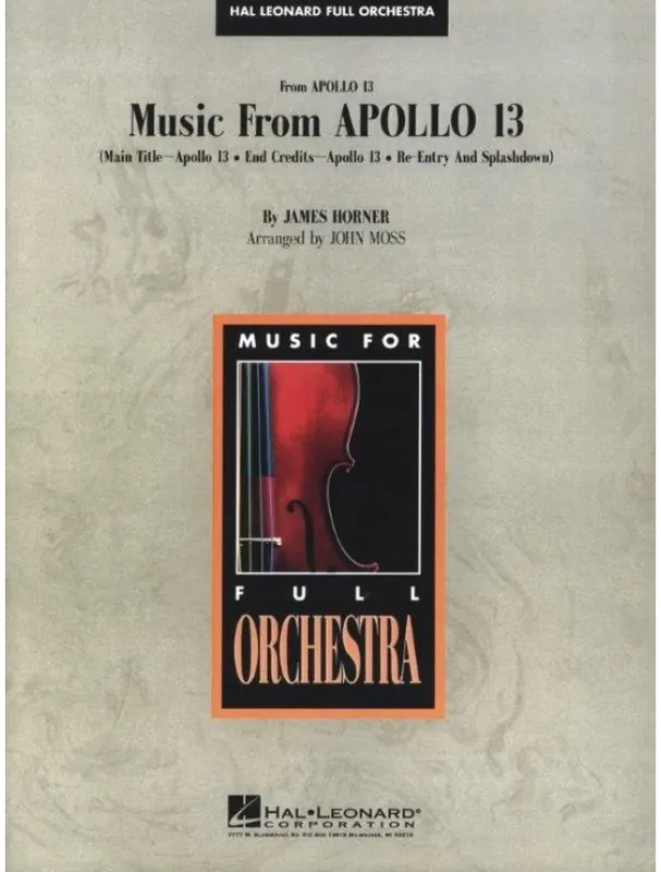 Music from Apollo 13 (noty pro symfonický orchestr, party, partitura) Nakupujte Hned