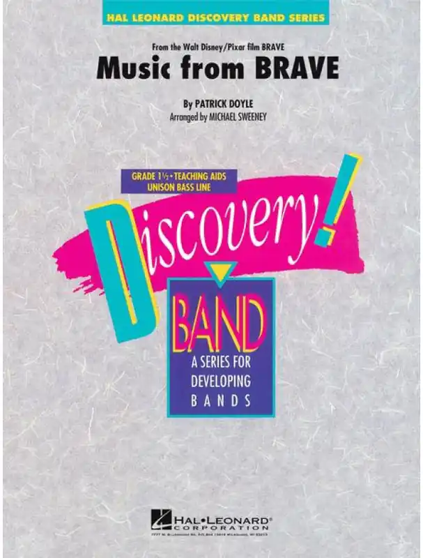 Music from Brave (snadné noty pro koncertní orchestr, party, partitura) Dokud Zásoby Vydrží