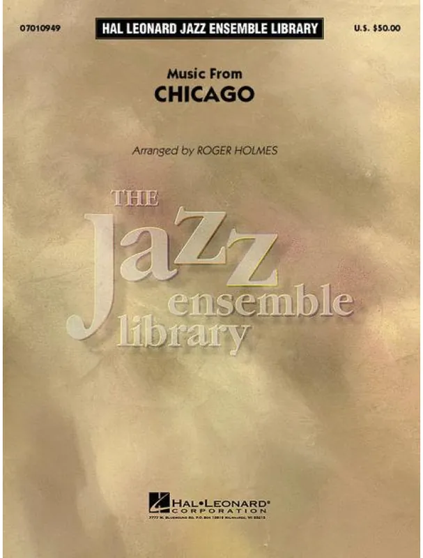 Tovární Cena Music From Chicago (noty pro jazzový orchestr, party, partitura)