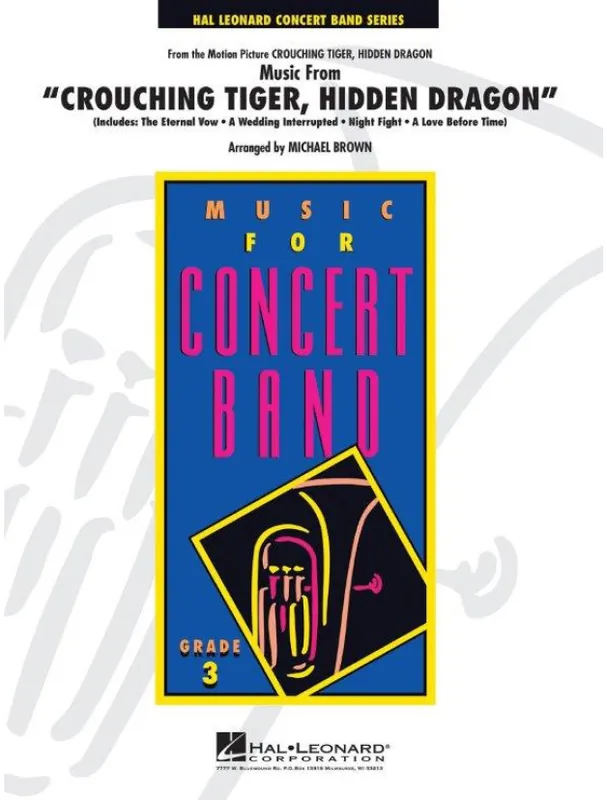 Music From Crouching Tiger, Hidden Dragon / Tygr a drak (noty pro školní orchestr, party, partitura) Akční Cena