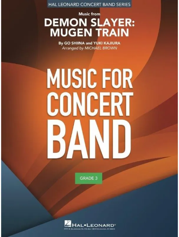 Odeslání Ihned Music from Demon Slayer Mugen Train (noty pro koncertní orchestr, party, partitura)