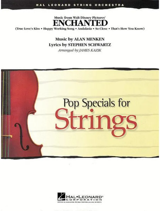 Poslední Šance Music from Enchanted / Kouzelná romance (noty pro smyčcový orchestr, party, partitura)