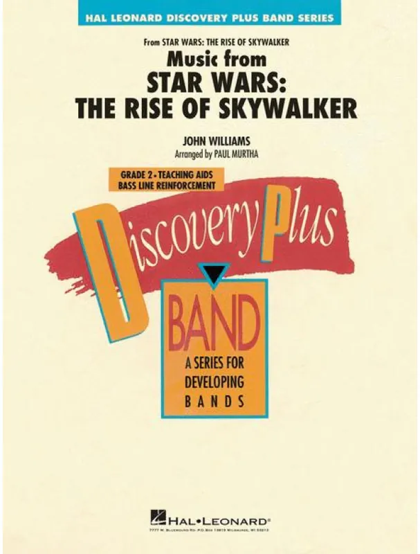 Music from Star Wars The Rise of Skywalker (snadné noty pro koncertní orchestr, party, partitura) Tovární Cena