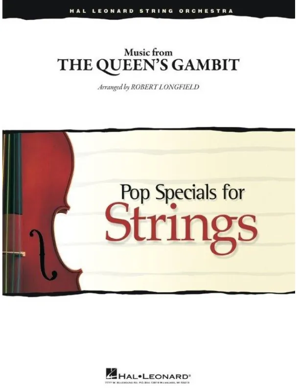 Music from The Queen‘s Gambit (noty pro smyčcový orchestr, party, partitura) Odeslání Ihned