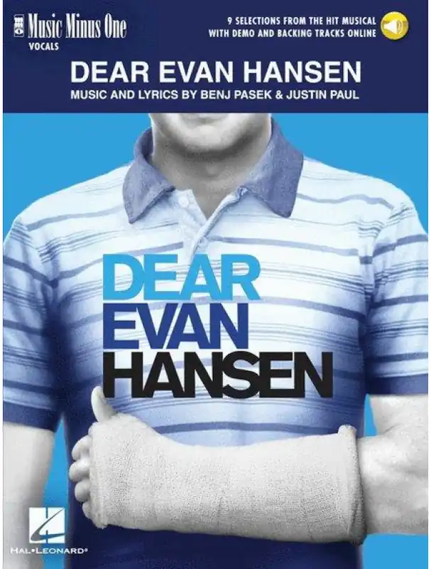 Hit Sezóny Music Minus One Vocal Dear Evan Hansen (noty na zpěv, klavír) (+audio)