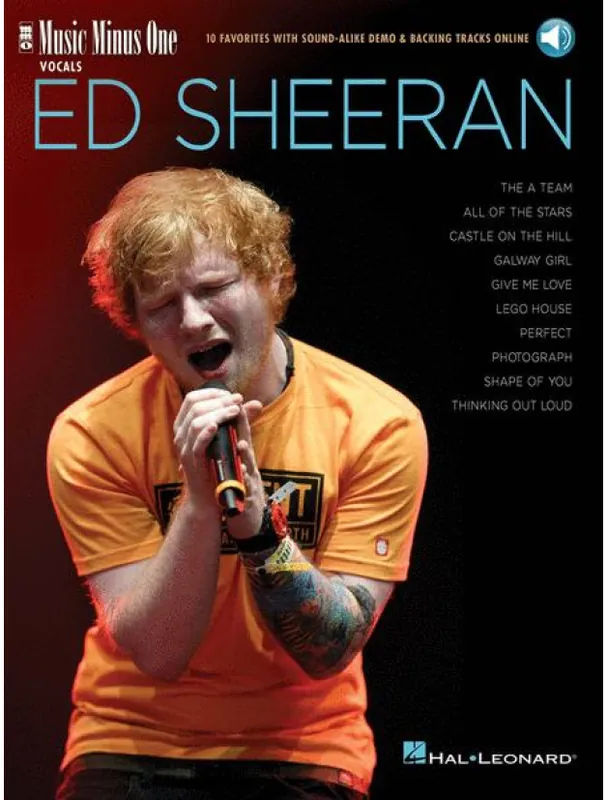 Omezená Nabídka Music Minus One Vocals Ed Sheeran (noty na klavír, zpěv, akordy) (+audio)