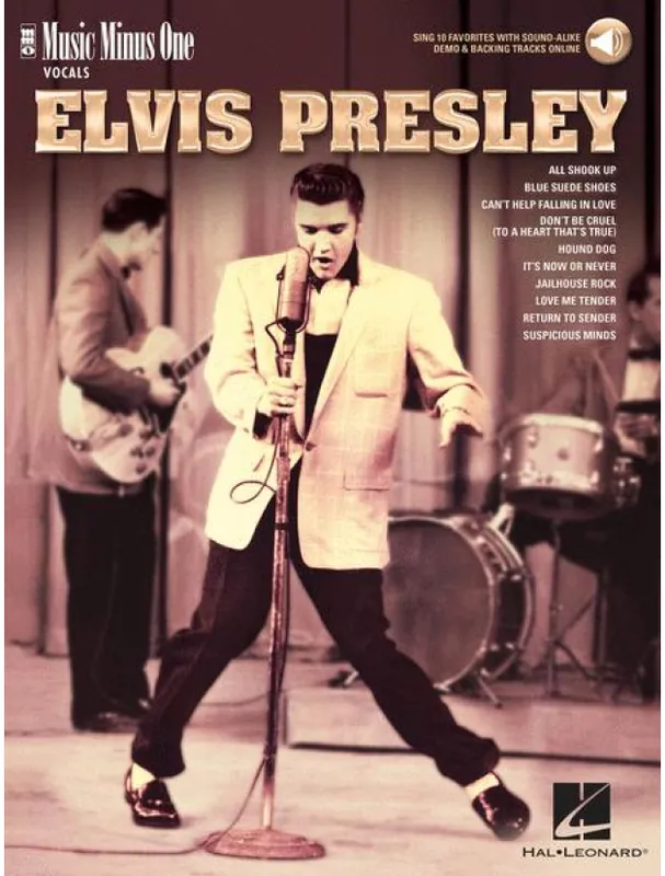 Zlevněný Music Minus One Elvis Presley (noty na klavír, zpěv) (+audio)