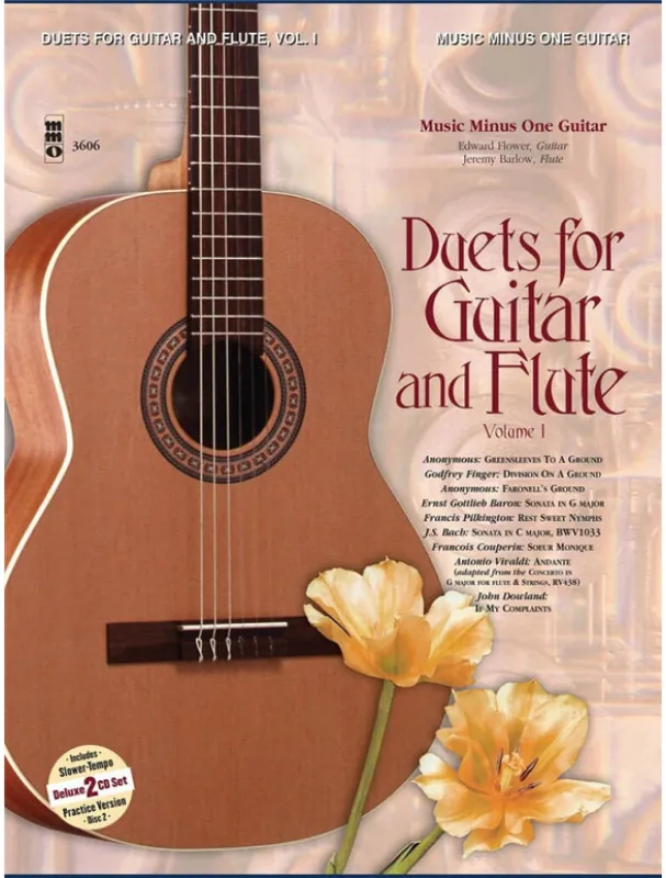 Expresní Doručení Music Minus One Guitar & Flute Duets - Vol. I (noty na kytaru, příčnou flétnu)(+audio)