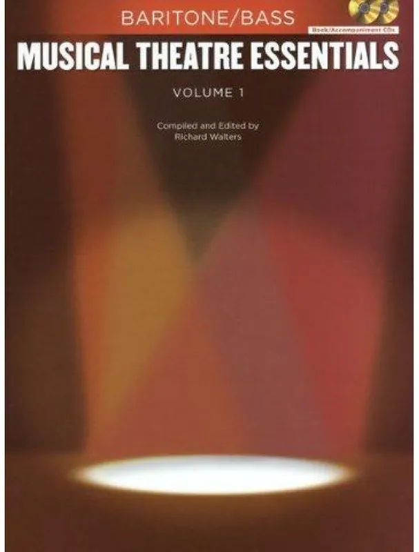 Tovární Cena Musical Theatre Essentials Baritone/Bass - Vol 1 (noty, zpěv, klavír) (+audio)