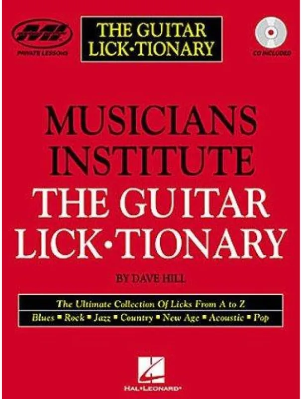 Objednat Nyní Musicians Institute The Guitar Lick-Tionary (noty, tabulatury na kytaru) (+audio)