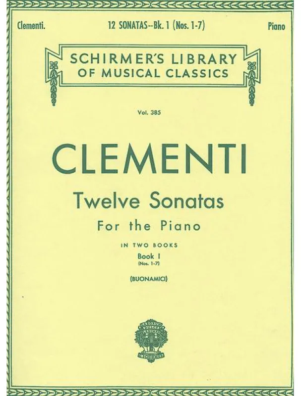 Novinka Muzio Clementi 12 Sonatas - Book 1 (noty na klavír)