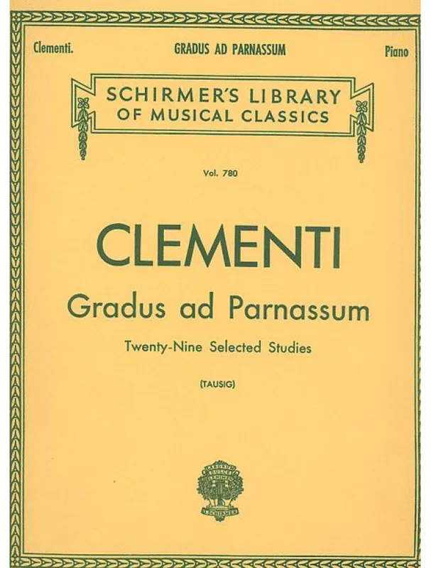 Časově Omezené Muzio Clementi Gradus Ad Parnassum (noty na klavír)