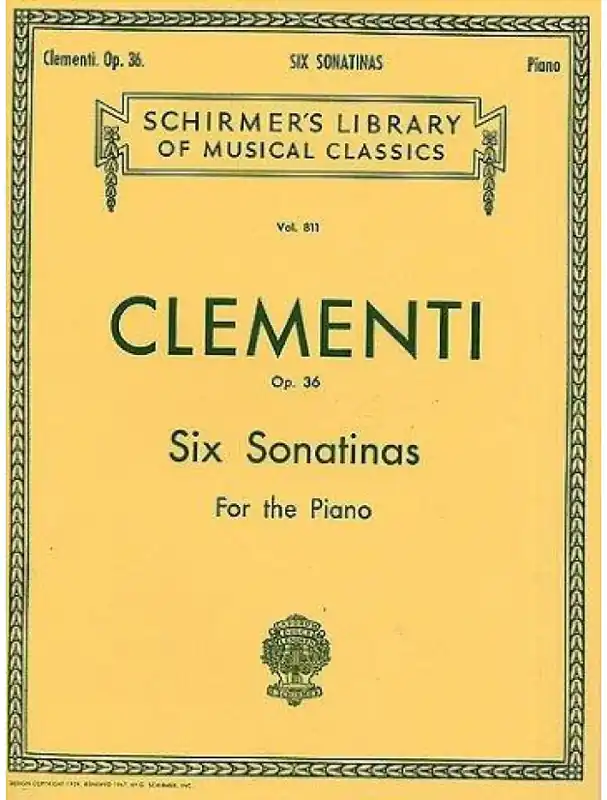 Muzio Clementi Six Sonatinas Op.36 (noty na sólo klavír) Akční Nabídka