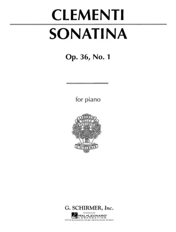 Must-Have Muzio Clementi Sonatina in C Major, Op. 36, No. 1 (noty na klavír)