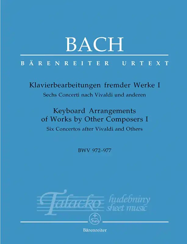 Hit Sezóny Keyboard Arrangements of Works BWV 972-977
