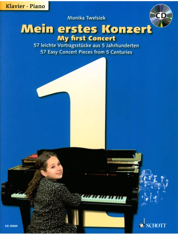 My first Concert 57 Easy Concert Pieces from 5 Centuries (noty na snadný klavír)(+audio) Pouze Dnes