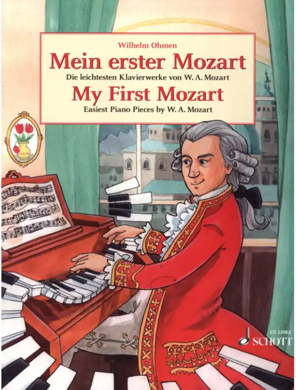My First Mozart Easiest Piano Pieces (noty na snadný klavír) Finální Výprodej