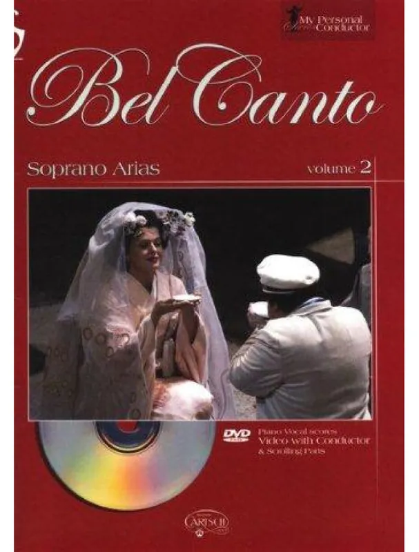 My Personal Conductor Series Bel Canto Soprano Arias - Volume 2 (noty, zpěv, klavír) (+DVD) Výprodej