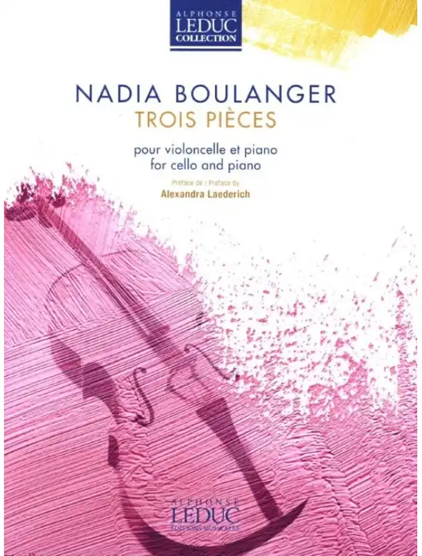 Pouze Dnes Nadia Boulanger 3 Pieces (noty na violoncello, klavír)