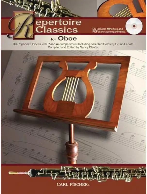 Nancy Clauter Repertoire Classics for Oboe (noty na hoboj, klavír) (+audio) Poslední Šance