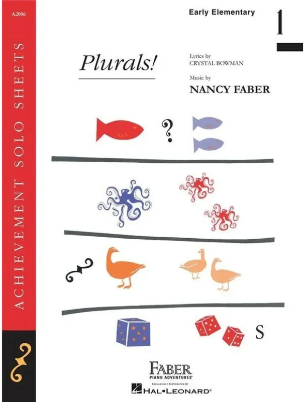 Rychlé Dodání Nancy Faber Plurals! (noty na klavír)