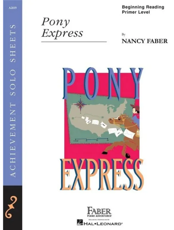 Vrácení Zdarma Nancy Faber Pony Express (noty na klavír)