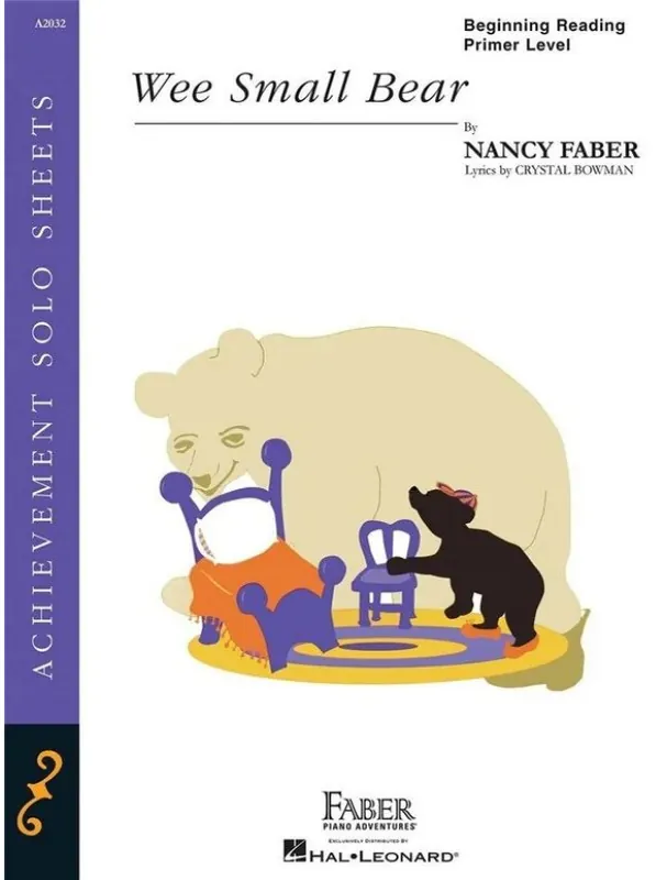 Cenově Výhodný Nancy Faber Wee Small Bear (noty na klavír)