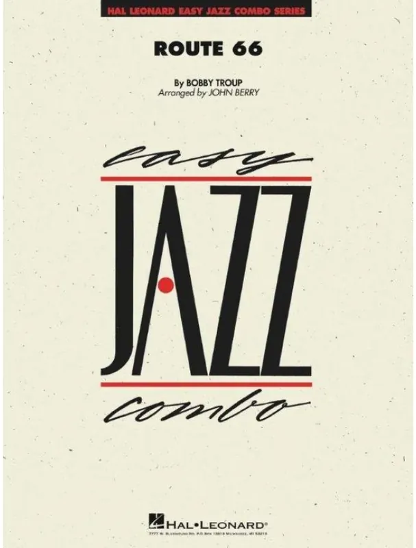 Nat King Cole Route 66 (snadné noty pro jazzové kombo, party, partitura) Víkendová Akce