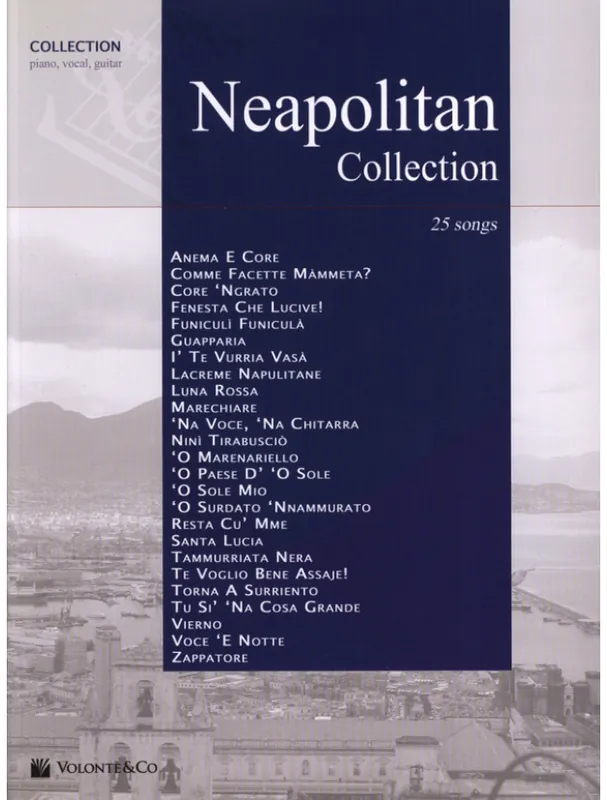 Neapolitan Collection (noty na klavír, zpěv, akordy) Nová Kolekce