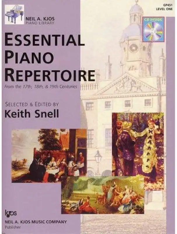 Nízká Cena Neil A. Kjos Piano Library Essential Piano Repertoire - Level 1 (noty na sólo klavír) (+audio)