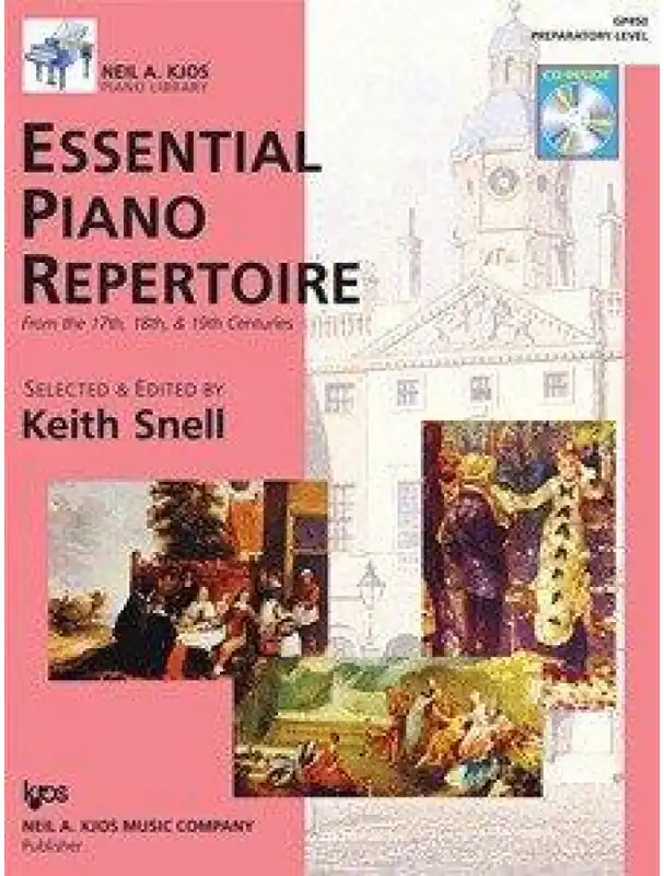 Akce Neil A. Kjos Piano Library Essential Piano Repertoire - Preparatory Level (noty na sólo klavír) (+audio)