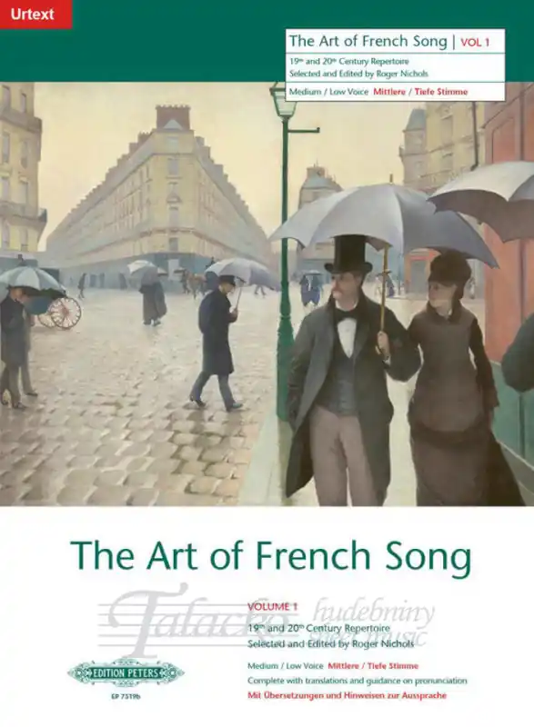 Originální Art of French Song Vol.1 (Medium-Low Voice)