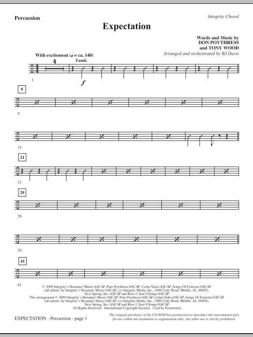 Expectation - Percussion 1 & 2 Hit Sezóny