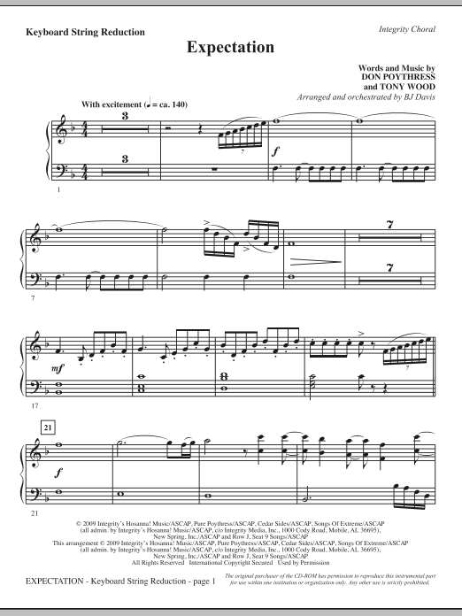 Expectation - Keyboard String Reduction Finální Výprodej