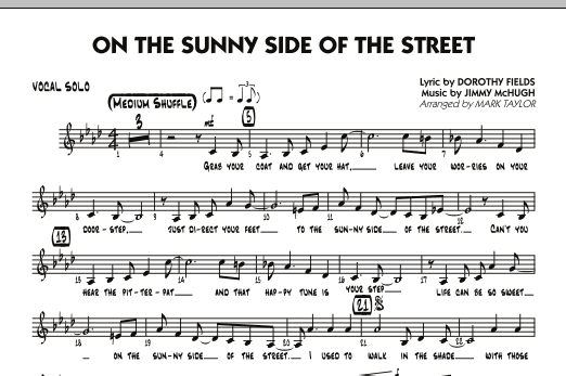 On The Sunny Side Of The Street - Vocal Solo Ihned K Objednání