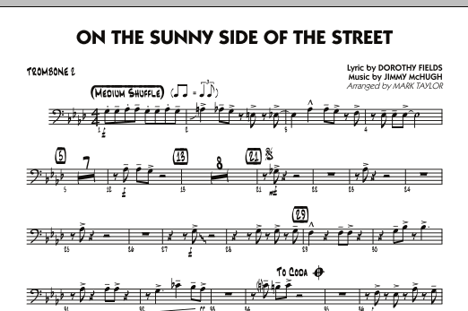 Omezená Nabídka On The Sunny Side Of The Street - Trombone 2