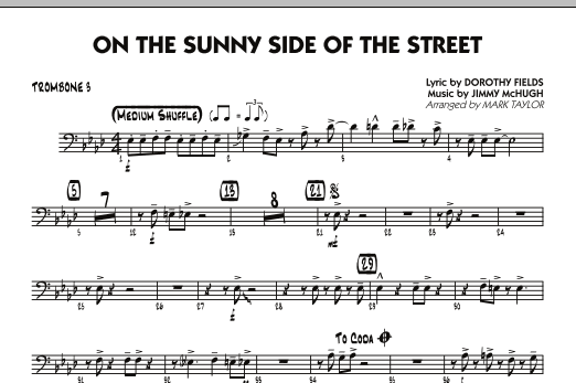 On The Sunny Side Of The Street - Trombone 3 Novinka
