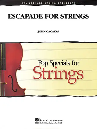 Escapade for Strings - Full Score Expresní Doručení