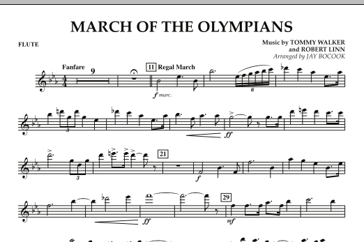 March Of The Olympians - Flute Tovární Cena