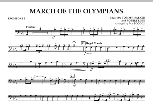March Of The Olympians - Trombone 2 Sezónní Sleva