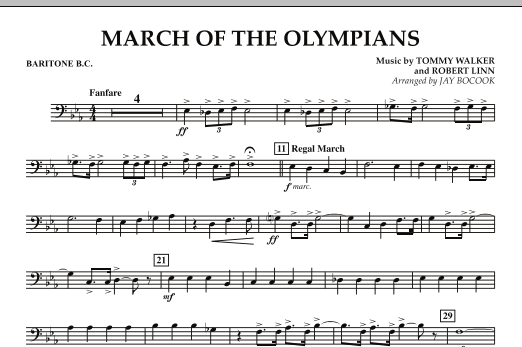 March Of The Olympians - Baritone B.C. Jen Po Omezenou Doba