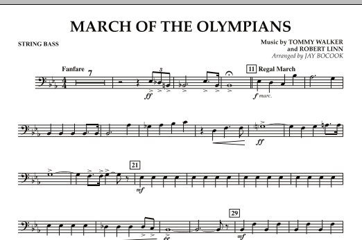 March Of The Olympians - String Bass Akce